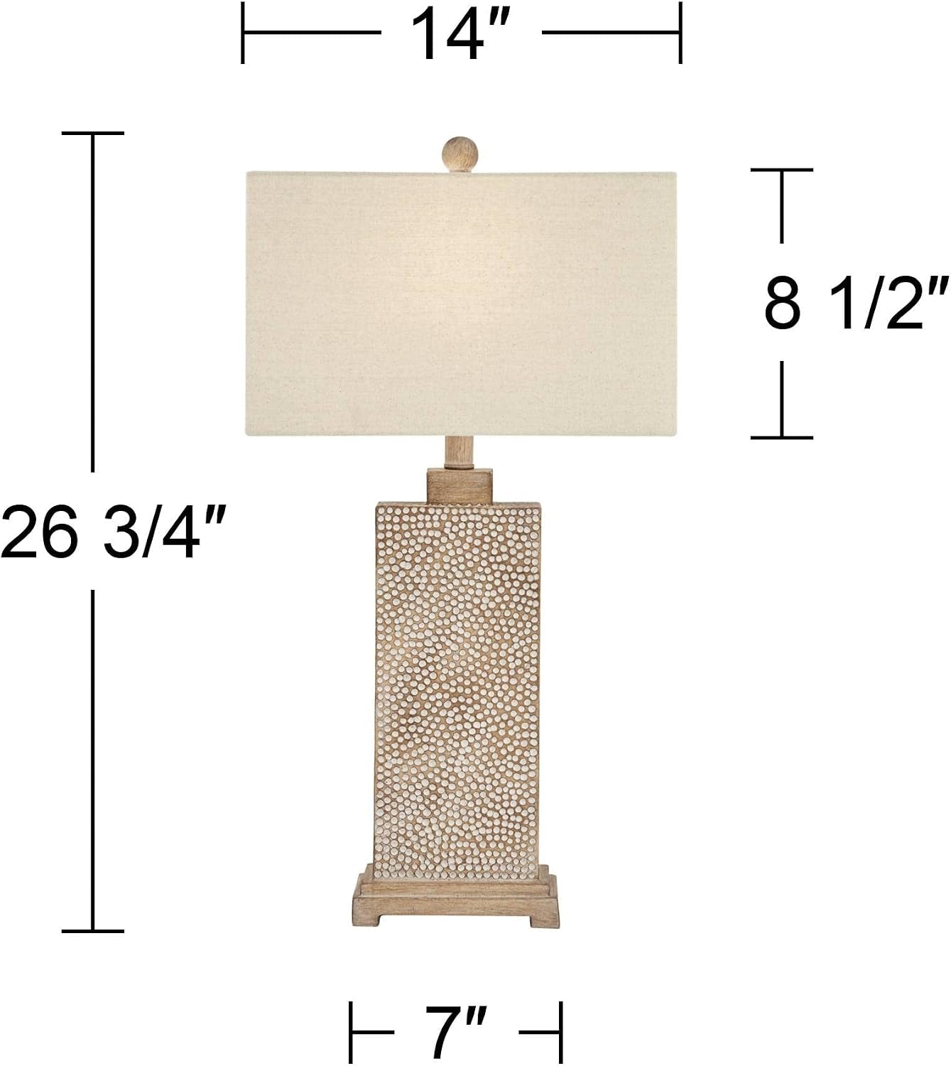 caldwell-26-3-4-tall-table-lamps-set-of-2-hammered-base-farmhouse-rustic-faux-wood-earth-bedroom-living-room-house-home-bedside-nightstand-office-family-oatmeal-rectangular-shade
