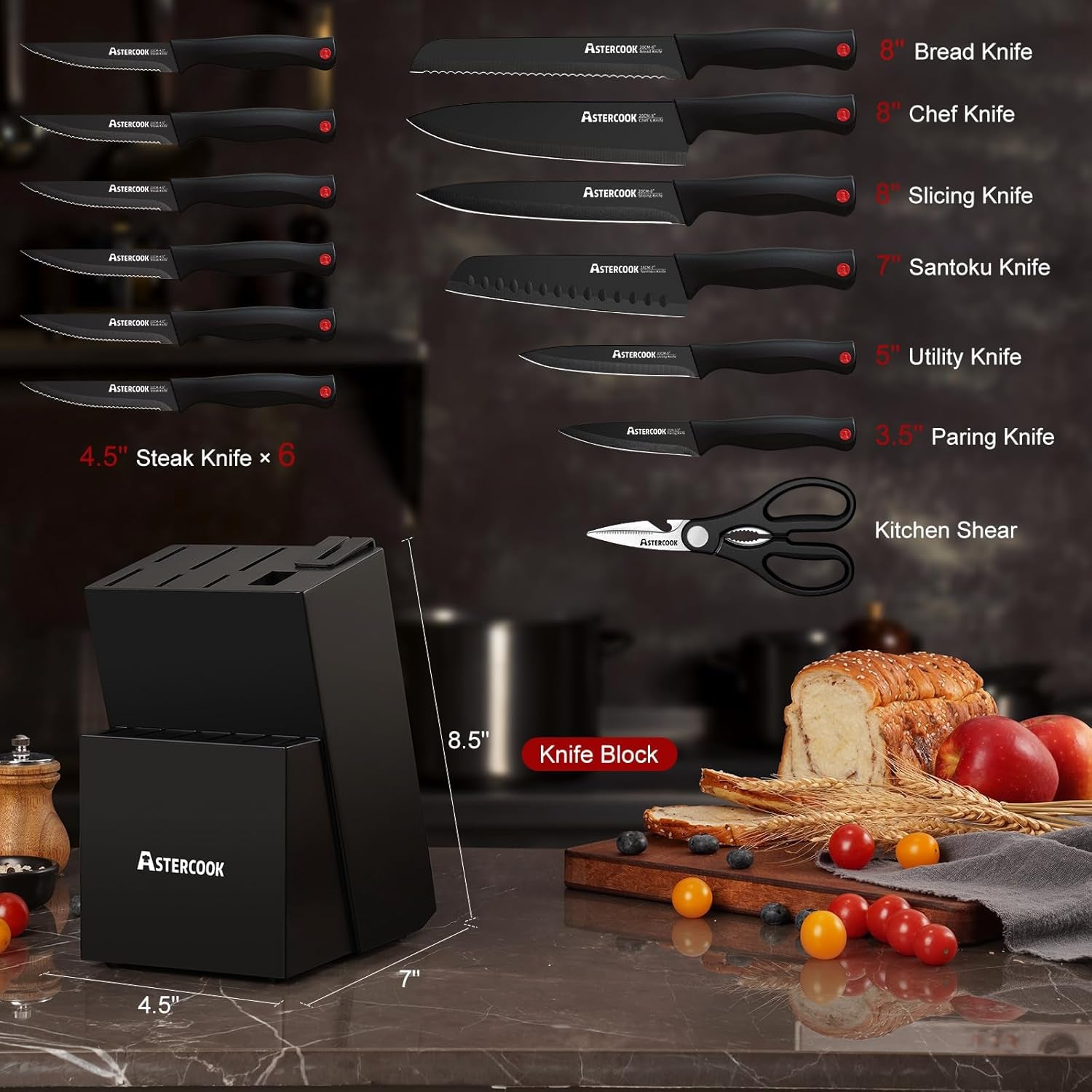 knife-set-for-kitchen-with-block-and-sharpener-15pcs-german-stainless-steel-kitchen-utensils-set-dishwasher-safe