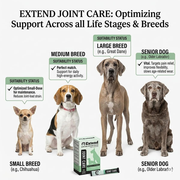Extend Joint Support for Dogs Hip and Joint Supplement for Dogs Glucosamine Hip & Joint Support Arthritis Supplement, Support Healthy Joints, Mobility & Flexibility for All Dog Breeds - Made in USA7