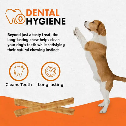Canine Naturals Rawhide Free Chicken Recipe Dog Chews, Sticks, 40 Count | 100% Rawhide Free, USA Raised Chicken, All-Natural, Easily Digestible, 5 in Sticks, Dog Treats for All Dogs, Value Pack5