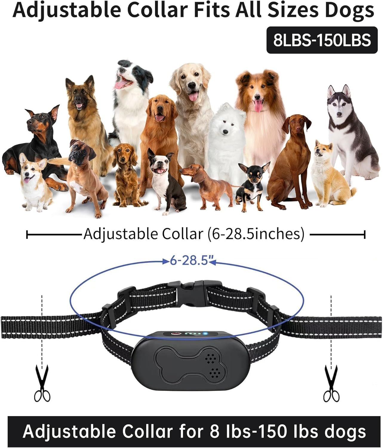 dog-shock-collar-with-remote-control-rechargeable-dog-training-collar-ipx7-waterproof-e-collar-for-dogs-with-4-safe-modes-flashlight-beep-vibration-shock-ideal-for-all-dog-sizes-8-150lbs