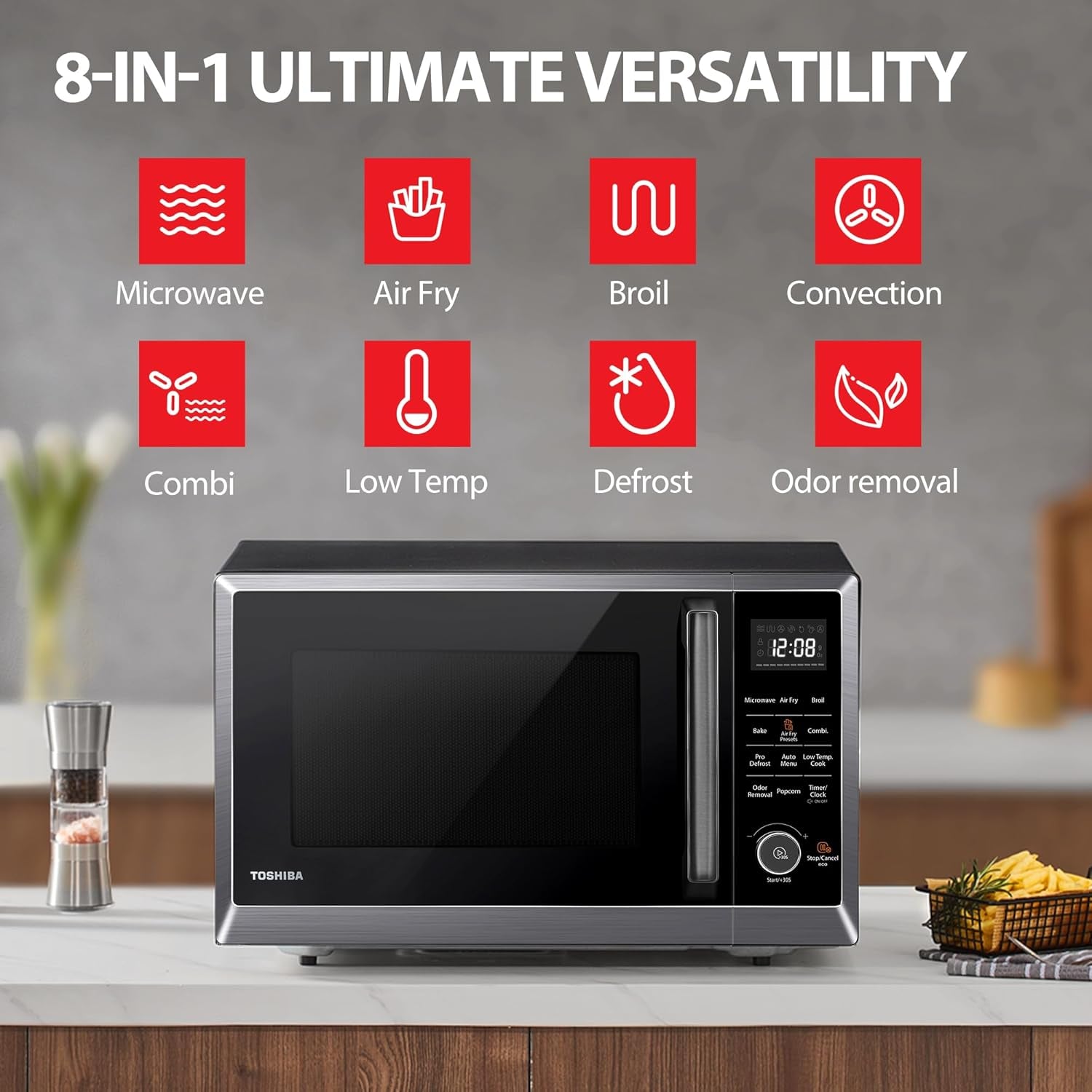 air-fryer-combo-microwave-1-0-cu-ft-black-stainless-steel-8-in-1-with-convection-broil-pro-defrost-12-4-turntable