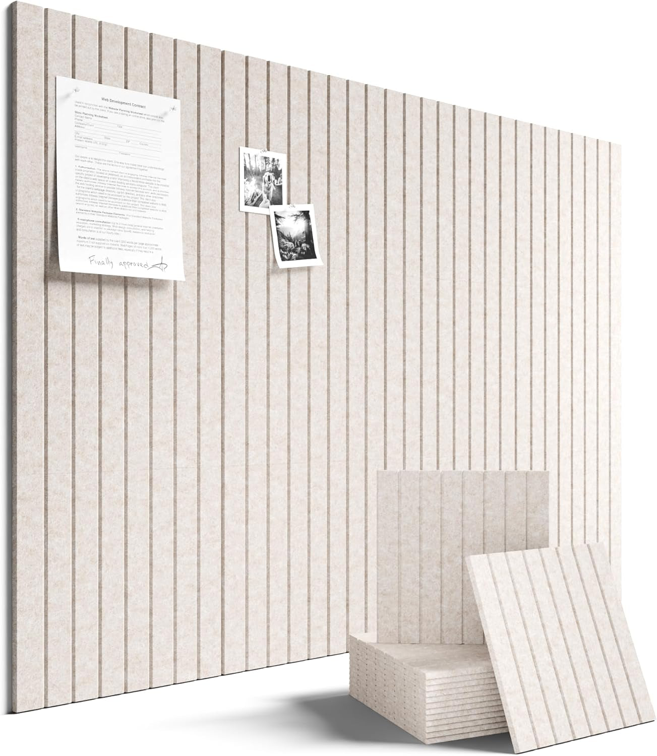 48-x-36-large-felt-bulletin-board-oatmeal-12-pack-cork-board-alternative-with-60-safe-adhesive-tabs-pin-boards-for-wall-decor-home-office-classroom-dorm