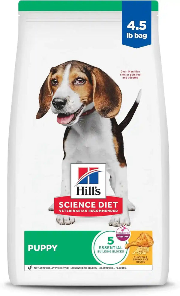 Hill'S Science Diet Puppy Dry Dog Food | #1 Veterinarian Recommended, Chicken & Brown Rice, 15.5 Lb. Bag16