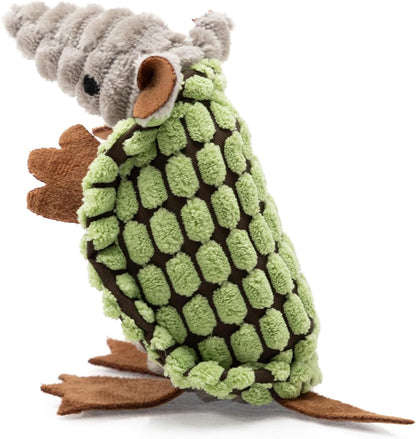 Hollypet Plush Squeaky Armadillo Chew Dog Toy for Small Medium, 8" | Cute Stuffed Armadillo Toy with Unique Grunt Squeaker & Textured Fabric for Teeth Cleaning. Great for Small & Medium Dogs35