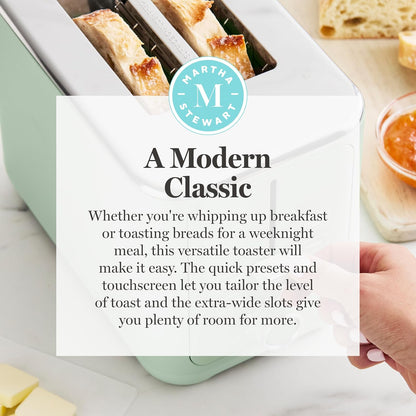 2-Slice Toaster, 3 Presets & 10 Shade Settings, Honeydew | Gluten-Free, Bagels, Extra-Wide Self Centering Slots, Waffles & Artisan Bread, Shade Memory, Cord Wrap & Removable Crumb Tray12