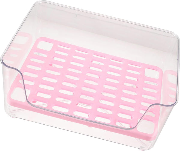 Luxshiny Portable Cat Litter Box Anti-Splash Acrylic Raised Medium Pet Toilet Tray for Kitten Housebreaking and Travel1