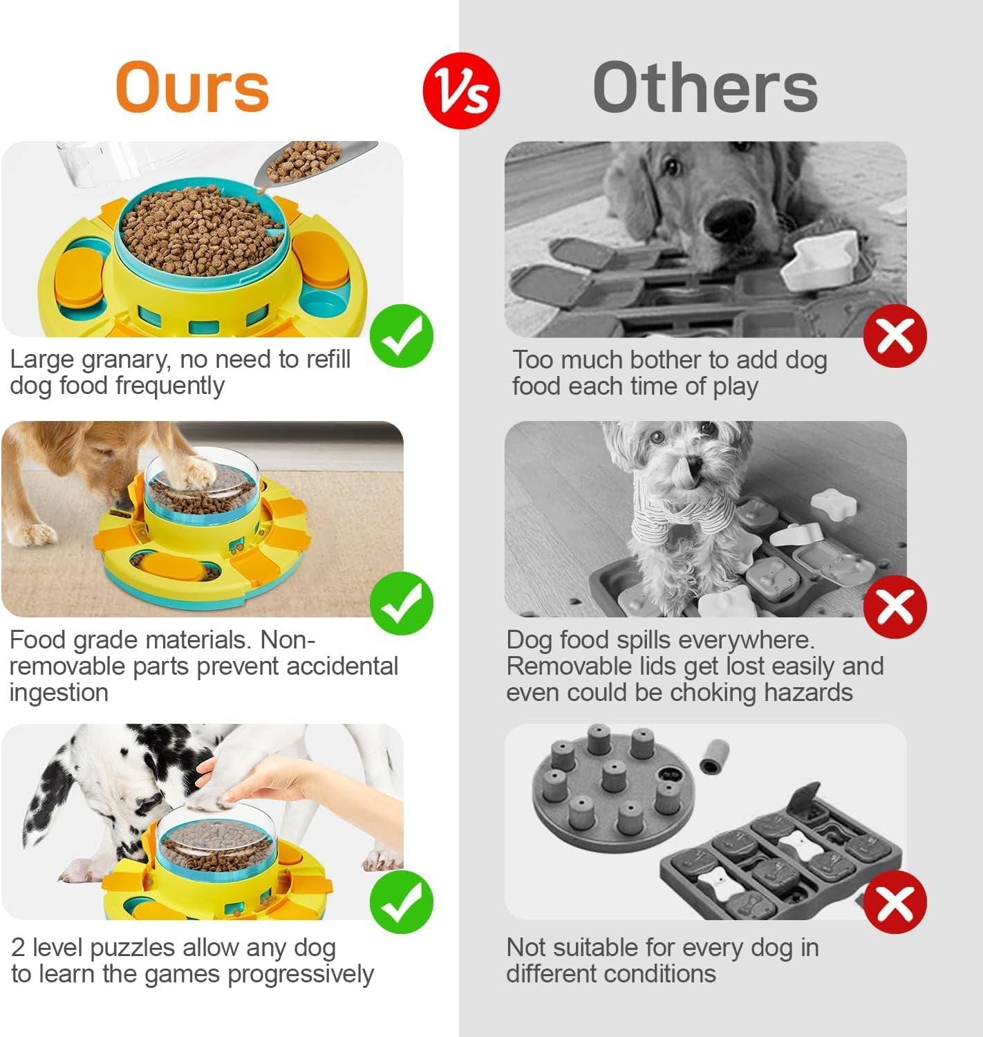 potaroma-dog-puzzle-toy-2-levels-slow-feeder-pup-food-treat-feeding-dispenser-for-iq-training-and-entertainment-for-all-breeds-4-2-inch-height-pup-iq-training-and-entertainment-for-all-breeds-4-2-inch-height