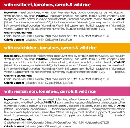 Beneful Purina Small Breed Wet Dog Food Variety Pack, Incredibites with Real Beef, Chicken and Salmon - (Pack of 30) 3 Oz. Cans5