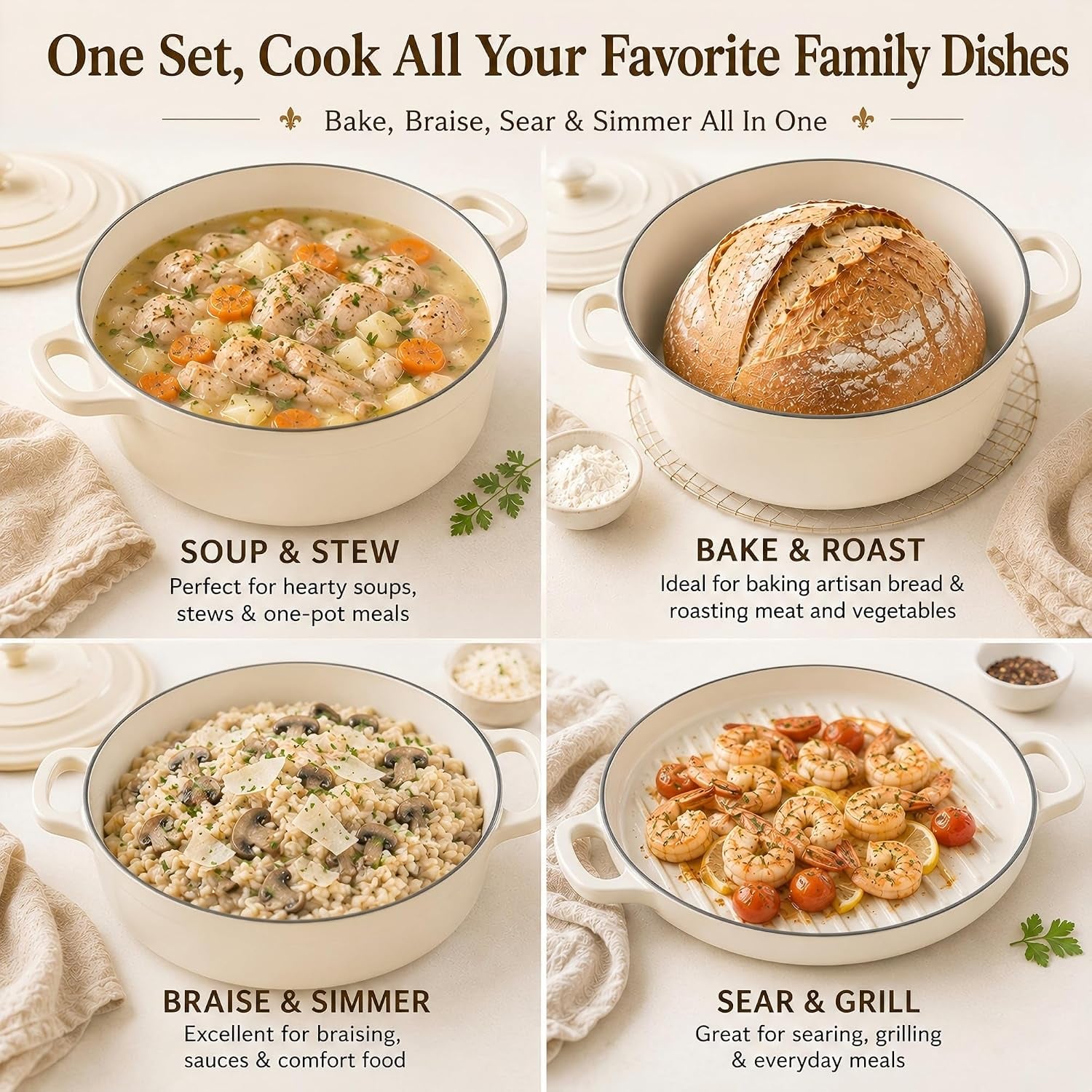 enameled-cast-iron-dutch-oven-set-4-piece-cookware-set-with-lids-4-8qt-2-6qt-and-1-3qt-dutch-ovens-stackable-cast-iron-pots-and-pans-sets-for-bread-baking-slow-cooking-and-roasting-white