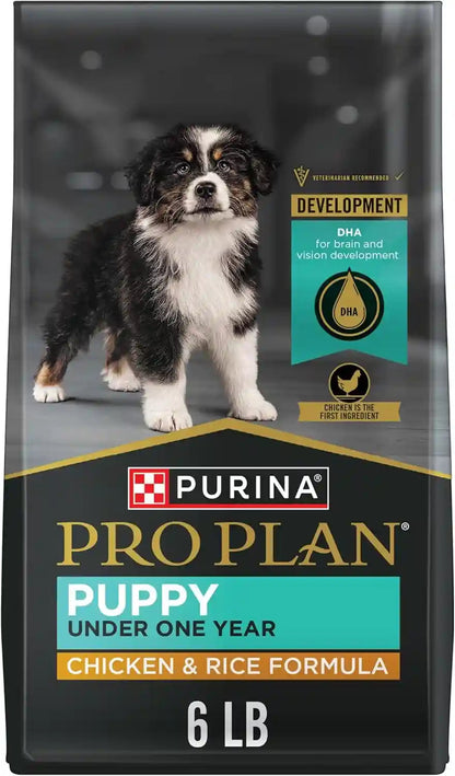 Purina Pro Plan High Protein Dry Puppy Food, Chicken and Rice Formula - 6 Lb. Bag1