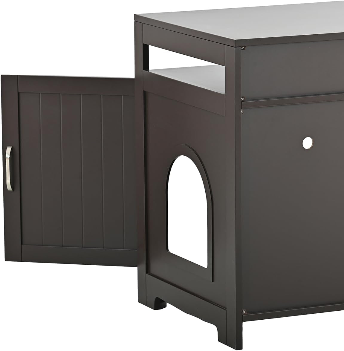31-5-l-walnut-cat-litter-box-enclosure-with-hidden-plug-2-doors-indoor-large-cat-washroom-storage-bench-side-table
