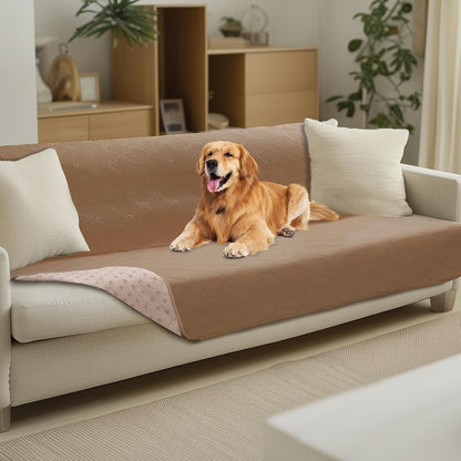 Luciphia 100% Waterproof Couch Cover Blanket for Dogs Anti-Slip Pet Couch Protector Sofa Mat Puppy Cat Blanket with Non-Slip Bottom, Navy Blue, 30X70 Inch17