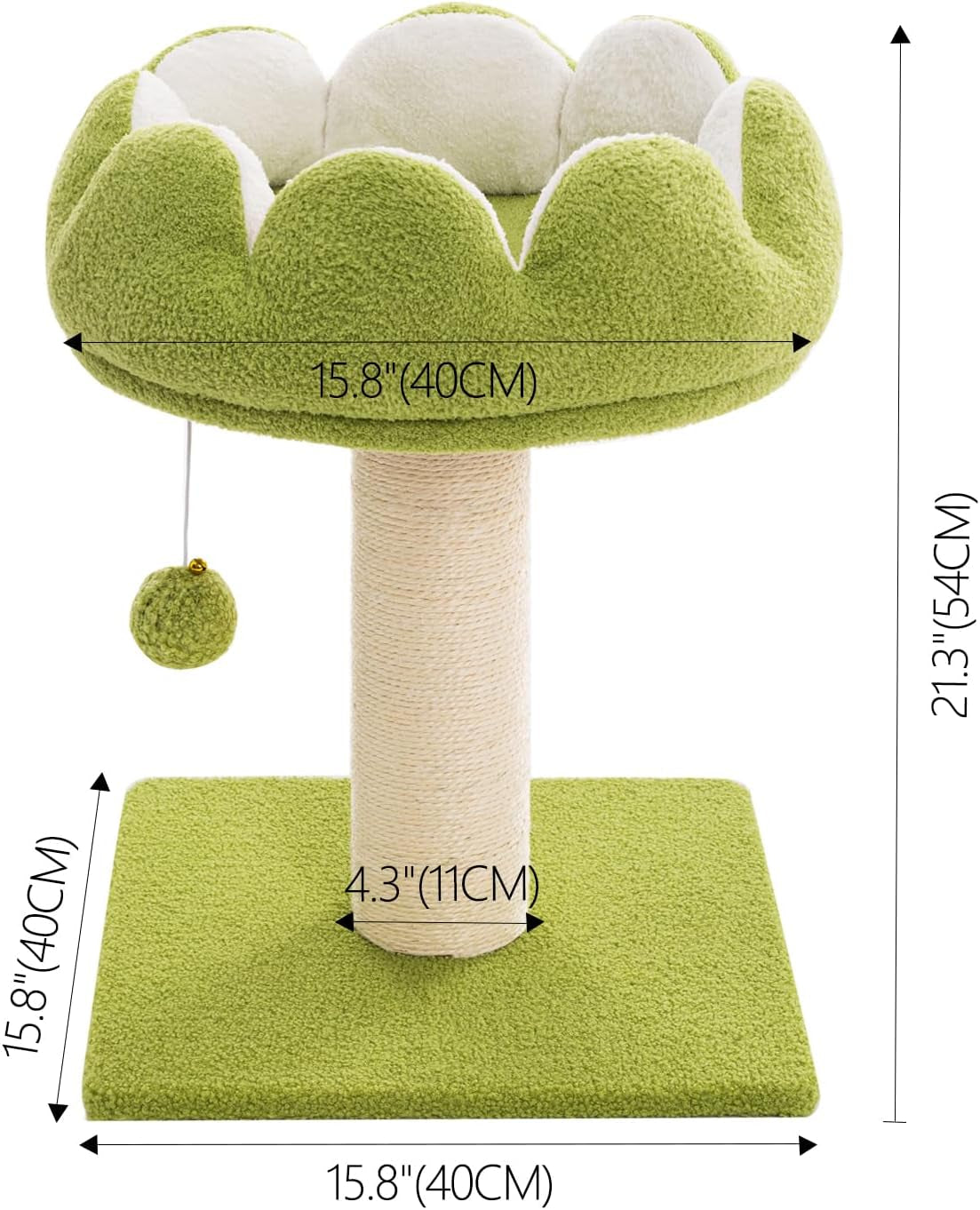 flower-cat-scratching-post-for-indoor-cats-scratcher-with-bed-comfortable-removable-perch-cute-cat-tree-with-dangling-ball-sisal-scratching-post-simple-assembly-stability