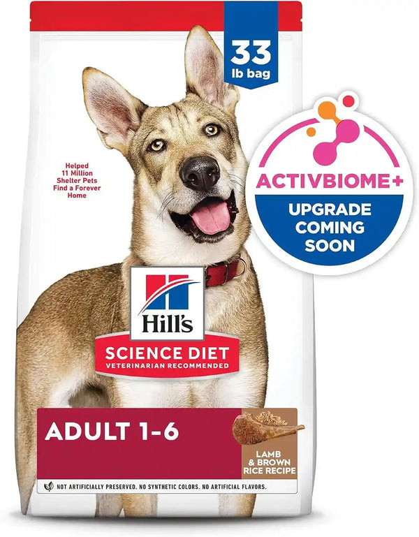 Hill'S Science Diet Adult 1-6 Dry Dog Food | #1 Veterinarian Recommended, Lamb Meal & Brown Rice, 33 Lb. Bag14