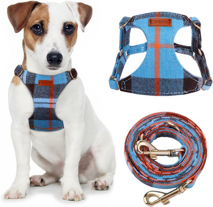 CHEDE No Pull Puppy Harness and Multifunction Dog Leash Set- 8 Colors Soft Adjustable No Choke Escape Proof Cute,Lightweight Pet Vest Harness for Small and Medium Dog…23