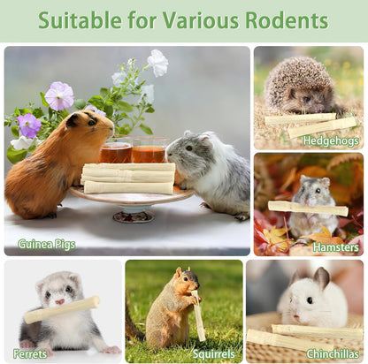 300G Sweet Bamboo Sticks for Rabbits, Bunny Chew Toys for Small Pets | Natural Bamboo Chews for Rabbits, Chinchillas, Guinea Pigs, Hamsters, Squirrels,And Small Animal Teeth Grinding6