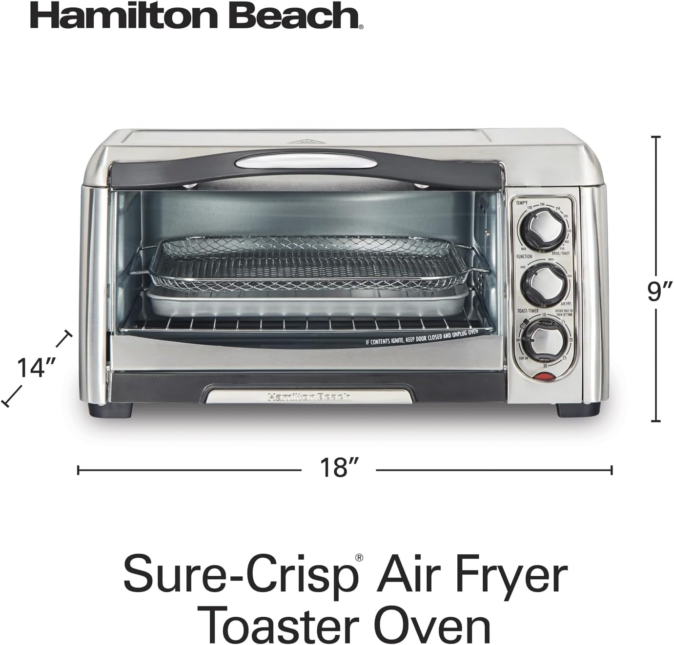 air-fryer-countertop-toaster-oven-with-large-capacity-fits-6-slices-or-12-pizza-4-cooking-functions-for-convection-bake-broil-easy-access-sure-crisp-stainless-steel-31323