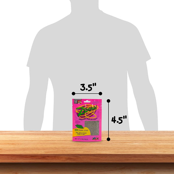 Petmate Organic Catnip - Hoots Zoom around the Room Catnip - Grown & Harvested in USA 0.5Oz Pouch4