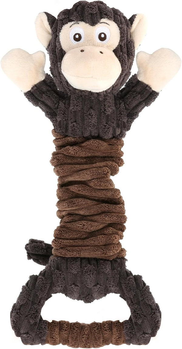 Letsmeet Squeaky Plush Dog Toy for Puppies, Small and Medium Dogs, Interactive Crinkle Stuffed Animal for Teething and Boredom, Soft Chew Toy to Keep Them Busy8