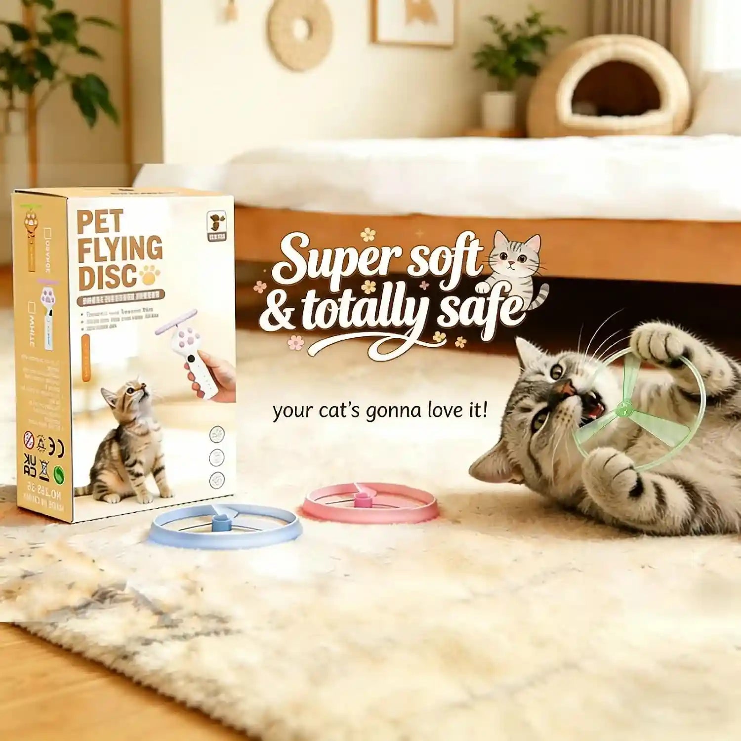 cat-fetch-toy-launcher-with-10-soft-flexible-discs-cat-toys-for-indoor-cats-led-glowing-launcher-electric-interactive-kitten-toy-for-hunting-exercise-usb-rechargeable