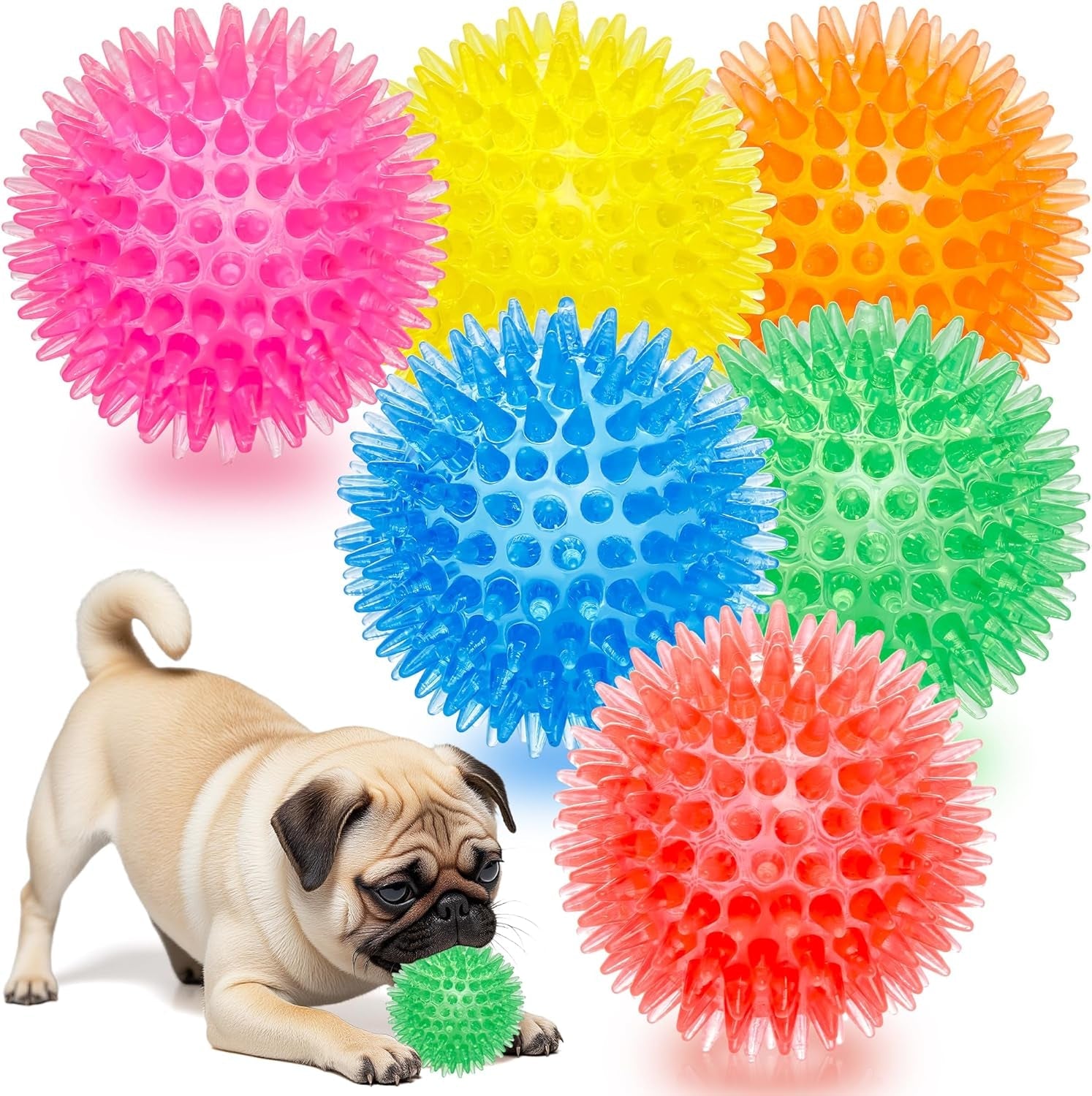 4-5-heavy-duty-squeaky-dog-balls-toys-for-medium-large-dogs-4-pack-indestructible-dog-toys-for-aggressive-chewers-spike-dog-balls-for-clean-teeth-and-training-dog-toys-for-boredom-and-stimulating