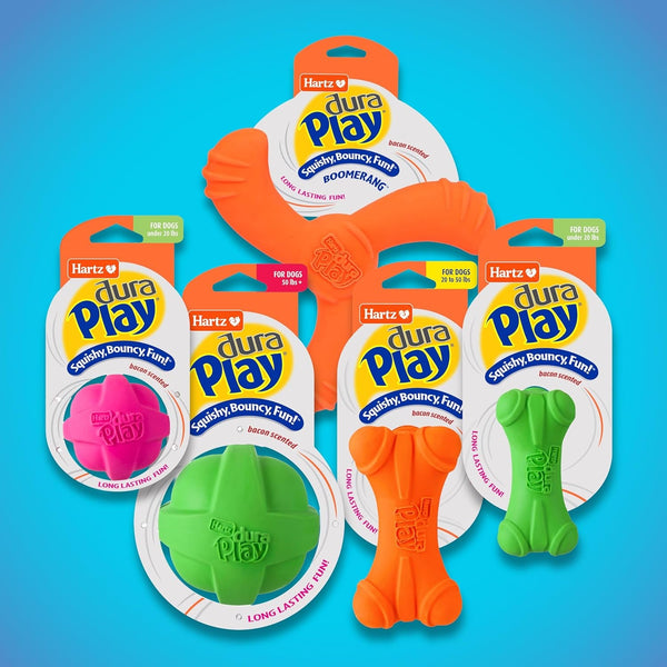 Hartz Duraplay Bacon Scented Dog Toys, Small (Assorted Color)8