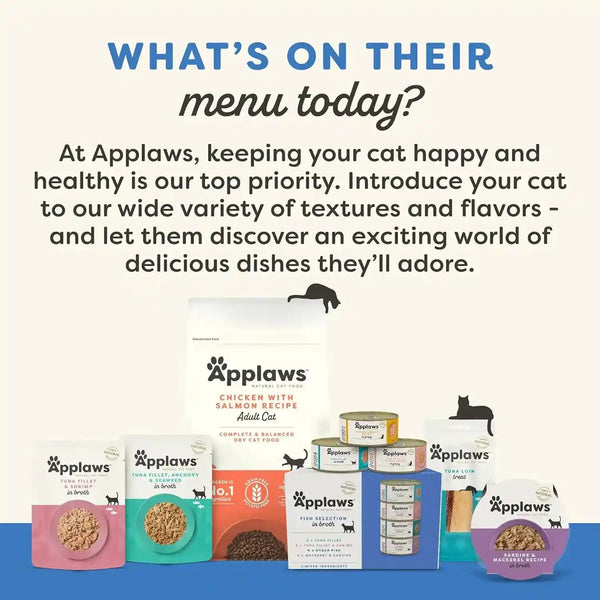 Applaws Fish Variety in Broth Wet Cat Food, 3-Flavor 12-Pack 2.47 Oz Cans | 100% Natural, High Quality Ingredients, High Protein, No Artificial Additives, Limited Ingredients5