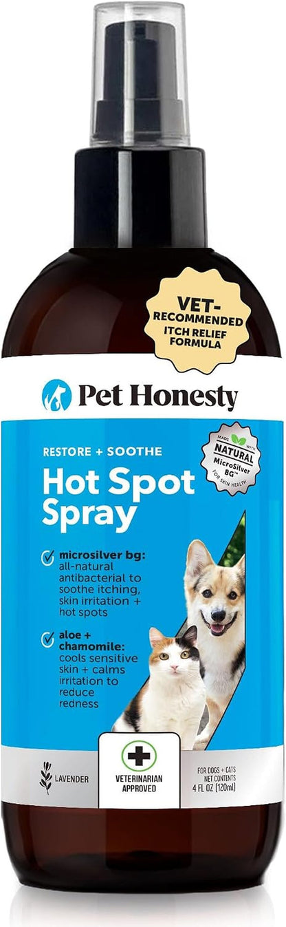Pet Honesty Chlorhexidine Cat & Dog Seasonal Itch Relief Shampoo, for Allergies, Itching, Skin and Coat Supplement, Helps Shedding, Hot Spots, Deodorizing Dog Shampoo & Grooming Supplies,16Oz12