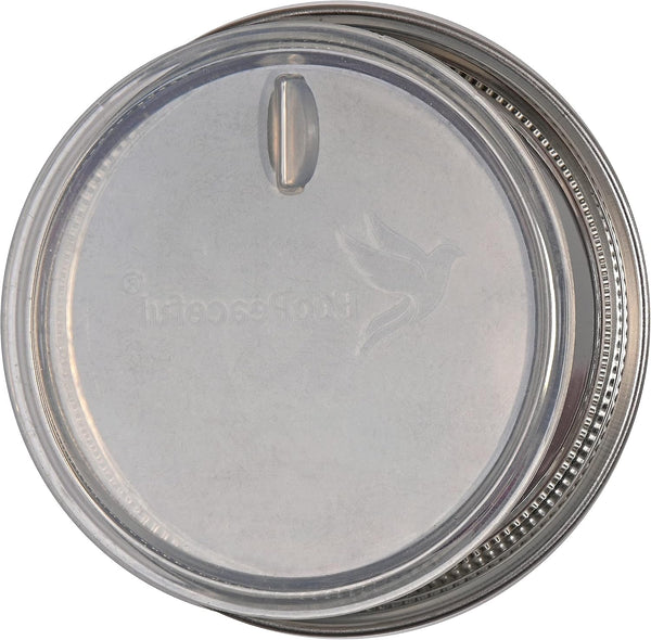 316 Surgical Stainless Steel Mason Jar Lids WIDE Mouth - Rust-Proof, Airtight, Leak-Proof, Bpa-Free, Pvc-Free, Vegan, Reusable - Not for Canning5