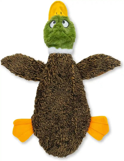 Best Pet Supplies Squeaky Dog Toys with Soft Durable Fabric for Small, Medium and Large Pets Interactive Toy for Indoor Play, Supports Active Biting and Play - 1Wild Duck, Small1