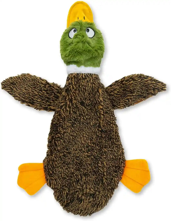 Best Pet Supplies Squeaky Dog Toys with Soft Durable Fabric for Small, Medium and Large Pets Interactive Toy for Indoor Play, Supports Active Biting and Play - 1Wild Duck, Small1