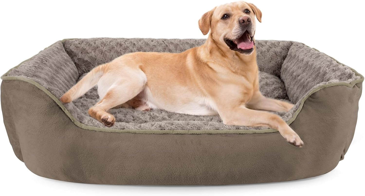joejoy-rectangle-dog-bed-for-large-medium-small-dogs-washable-orthopedic-sofa-bed-soft-breathable-puppy-pet-cuddler-durable-calming-dog-bed-with-anti-slip-bottom-multiple-sizes-beige