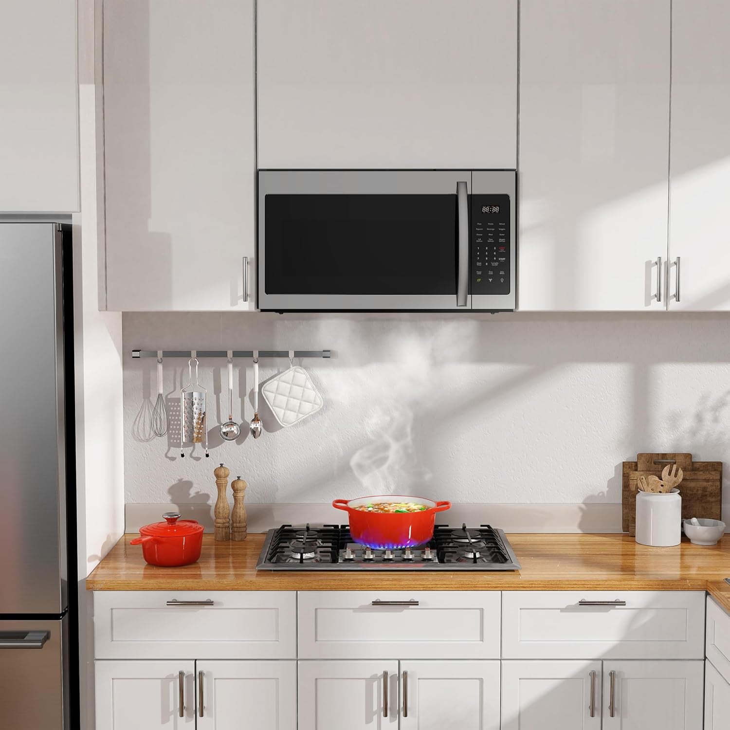 home-1-7-cu-ft-over-the-range-microwave-oven-1000w-stainless-steel-microwave-with-300-cfm-vent-fan-ductless-installation-led-display-auto-cook-presets-child-lock