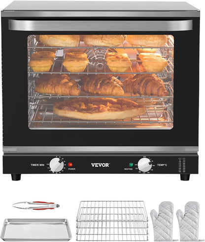 Commercial Countertop Oven, 66L 4-Tier Toaster Ovens with Tempered Glass Door, Wire Racks & Tray, 2800W Stainless Steel Baking Ovens for Restaurant Bakery (Ac208~240V,60Hz, 6-20P Plug & Outlet) | for Restaurant Bakery, 2800W Baking Machine with Tempered Glass Door, Wire Racks, Tray (Ac208~240V,60Hz, 6-20P Plug & Outlet)1
