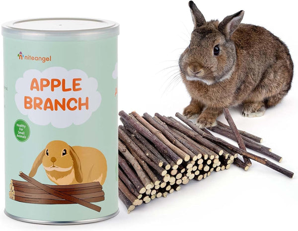 Niteangel 20Pcs Natural Timothy Hay Sticks, Timothy Molar Rod for Rabbits, Chinchilla, Guinea Pigs and Other Small Animals. | Helps Alleviate Teeth Grinding & Reduces Boredom - Fun Safe Snack Treats for Chinchilla Guinea Pig Rabbit and Other Small Pet7