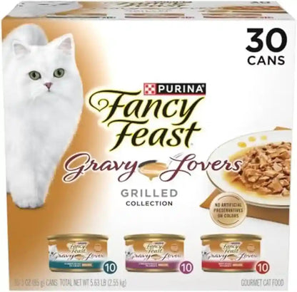 Purina Fancy Feast Gravy Lovers, Poultry & Beef Wet Cat Food, 3Oz, 24-Pack32
