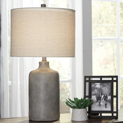 Signature Design by Ashley Linus 24.5" Ceramic Bedside Table Lamp, Black10