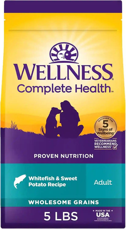 Wellness Complete Health Adult Dry Dog Food, Wholesome Grain Kibble, Natural, Chicken and Oatmeal Recipe, 30 Lb Bag14
