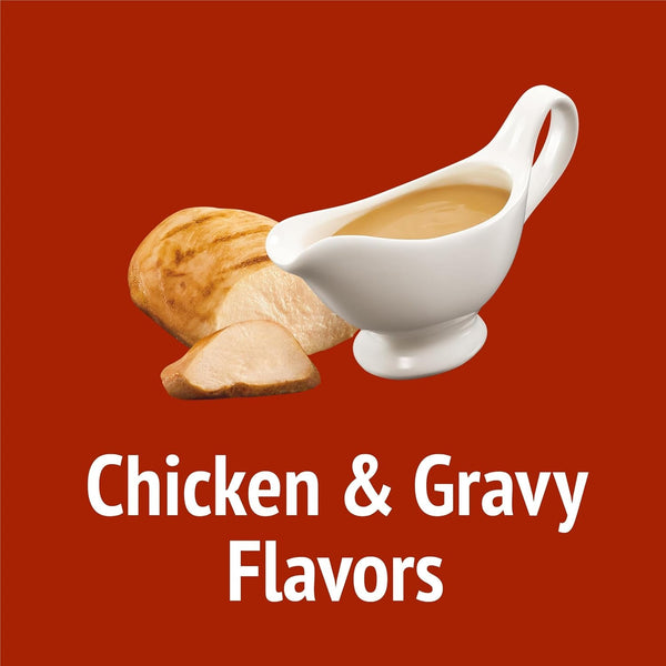 Purina Friskies Party Mix Gravy-Licious Crunch Chicken and Gravy Flavors Cat Treats - 30 Oz Canister4