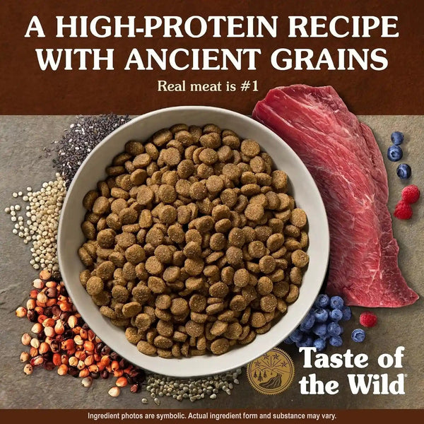 Taste of the Wild Ancient Prairie Dry Dog Food, Roasted Bison, 28Lb | Puppy, Adult & Senior Dogs | High Protein | Roasted Bison & Ancient Grains | Nutrient Dense to Help Support Peak Health4