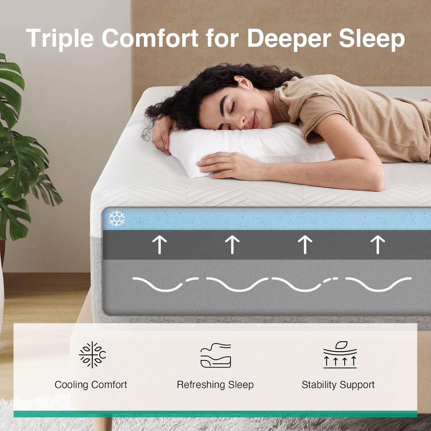bliss-queen-size-mattress-12-inch-gel-memory-foam-mattress-queen-cool-night-sleep-pressure-relief-support-foam-for-spine-alignment-motion-isolation-medium-plush-feel