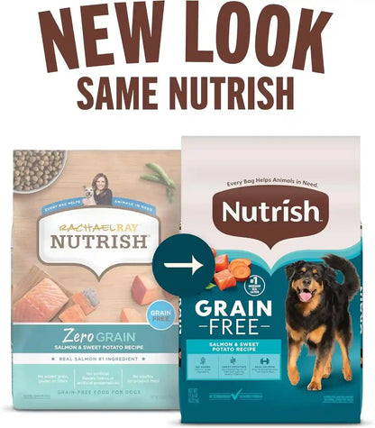 Nutrish Grain Free Dry Dog Food, Salmon & Sweet Potato Recipe, 23 Lb. Bag (Rachael Ray)2