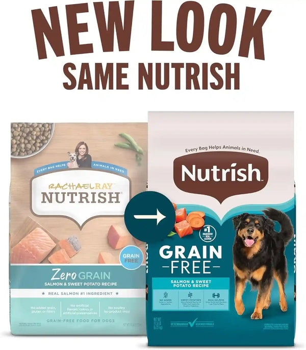 Nutrish Grain Free Dry Dog Food, Salmon & Sweet Potato Recipe, 23 Lb. Bag (Rachael Ray)2