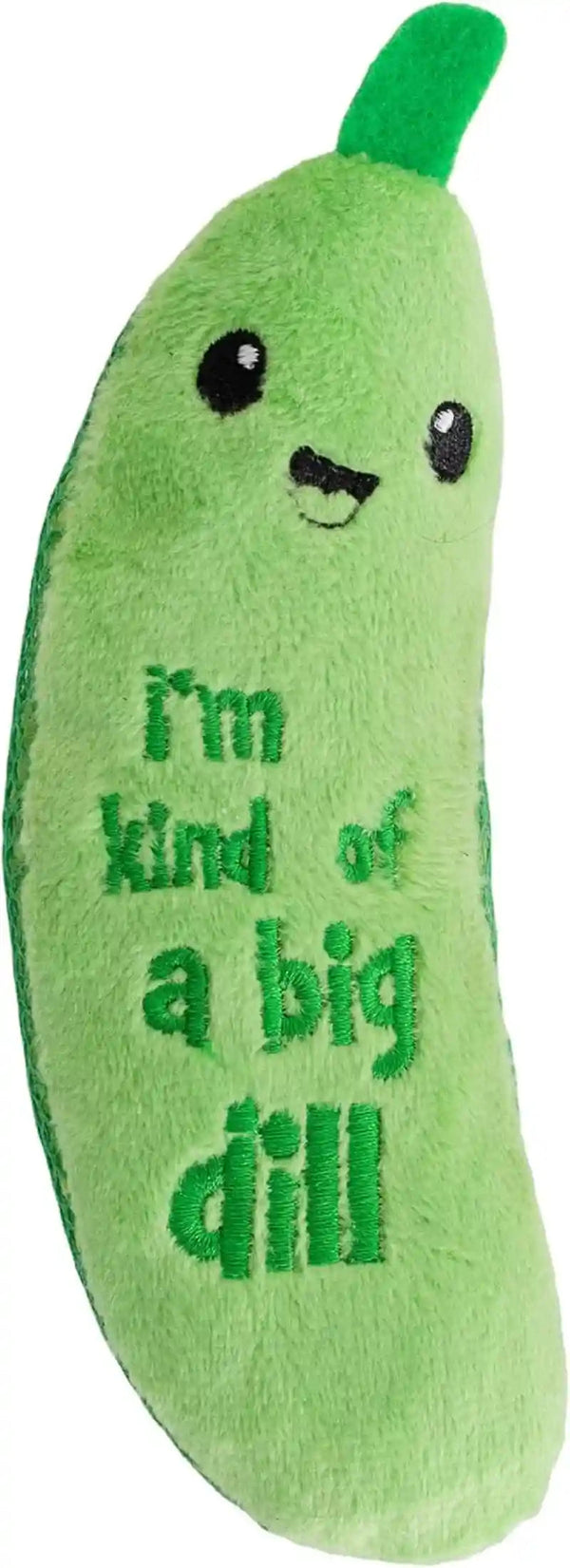 Catstages Crunchy Pickle Kicker Cat Toy – Plush Crinkle Toy with Catnip and Dental Mesh, 6.5"1