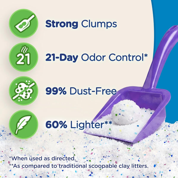Ultra Clumping Micro Crystals Cat Litter - Dust Free, Soft on Paws, Fragrance Free - 5 Lbs.3
