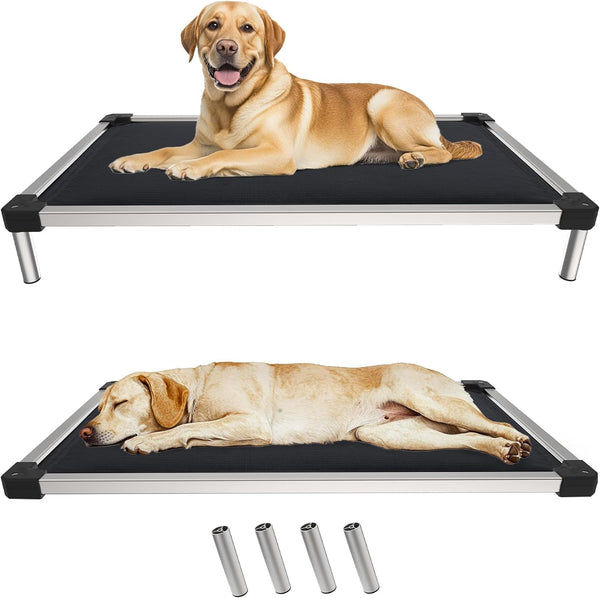 FXW Titannest Padded Chew-Proof Elevated Dog Bed for Large Dogs | Easy to Clean, Pre-Assembly Raised Cot, Indoor/Outdoor/Camping, 47 X 29 X 7.3In17
