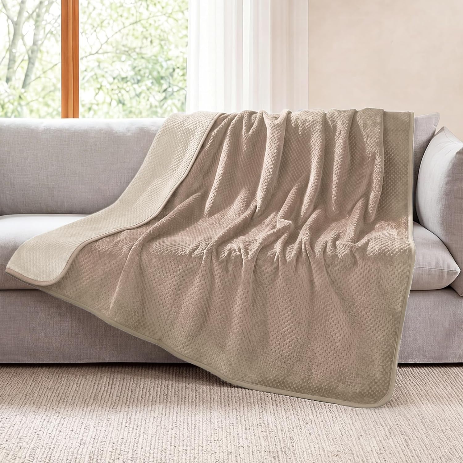 luciphia-waterproof-blanket-for-large-dog-ultra-soft-calming-pet-throw-reversible-warm-fleece-durable-furniture-crate-couch-bed-cover-protector-machine-washable-leakproof-beige-l-65x57