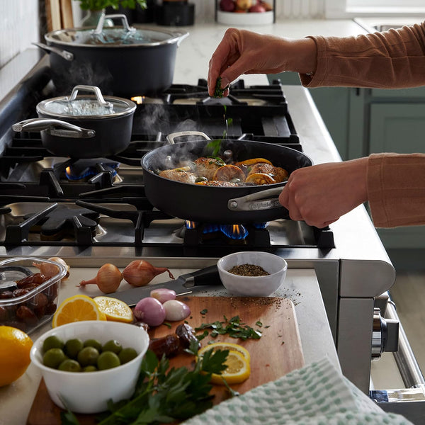 Calphalon Premier Hard-Anodized Nonstick Cookware 11-Piece Pots and Pans Set Dishwasher and Oven Safe with Mineralshield Nonstick Technology Durable and Versatile Kitchen Cookware7