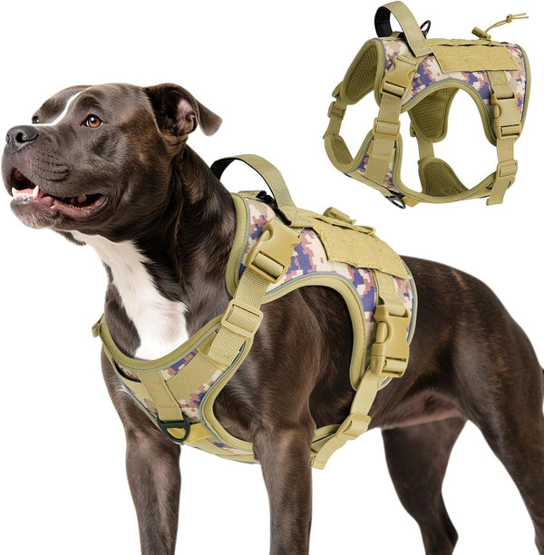 Vavopaw Dog Seat Belt Vest Harness for Car,2 in 1 Seatbelt Buckle | Soft Breathable Mesh,Adjustable Buckle,Nylon,Heavy Duty Pet Safety Seat Belts for Small Medium Large Pets,Black,L43